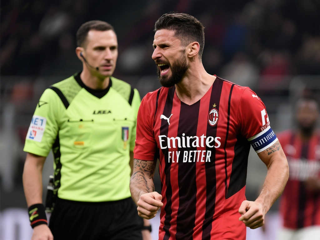 吉鲁因辱骂裁判被禁赛2场 将无缘对阵佛罗伦萨与弗洛西诺內 吉鲁因辱骂裁判被禁赛2场 将无缘对阵佛罗伦萨与弗洛西诺內